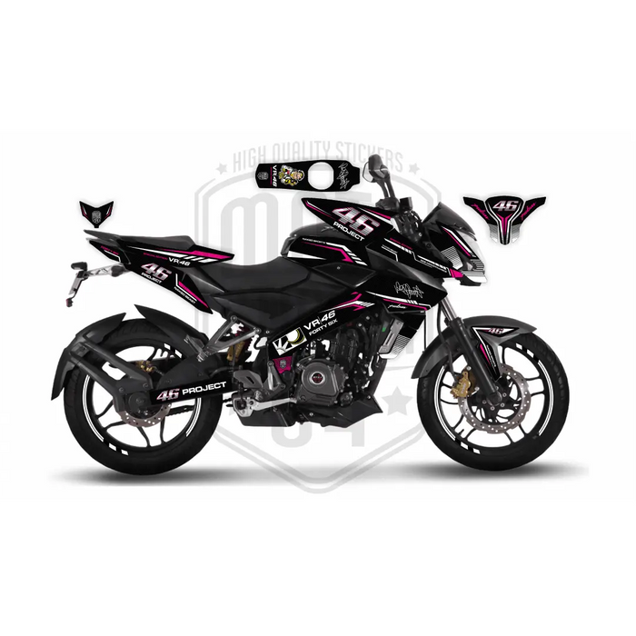 Bajaj Pulsar NS200 Graphic Kit Pulsar Custom Decals Bikerz Kingdom