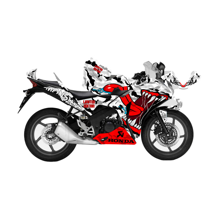 Honda CBR 125 2011-2017 Asphalt Monster Theme Graphic Kit
