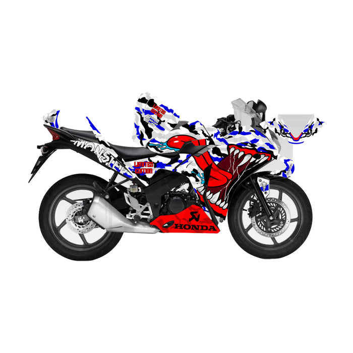 Honda CBR 125 2011-2017 Asphalt Monster Theme Graphic Kit