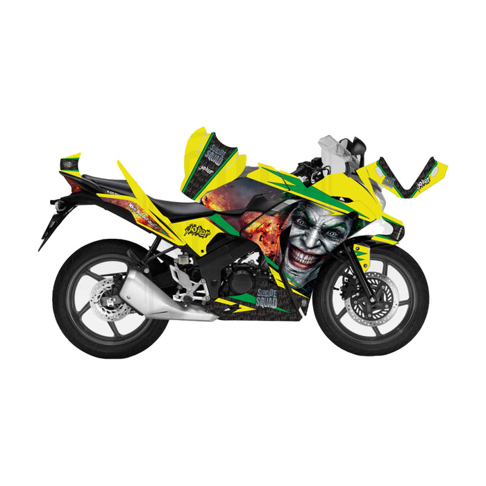Honda CBR 125 2011-2017 Joker Suicide Squad Theme Decal Wrap