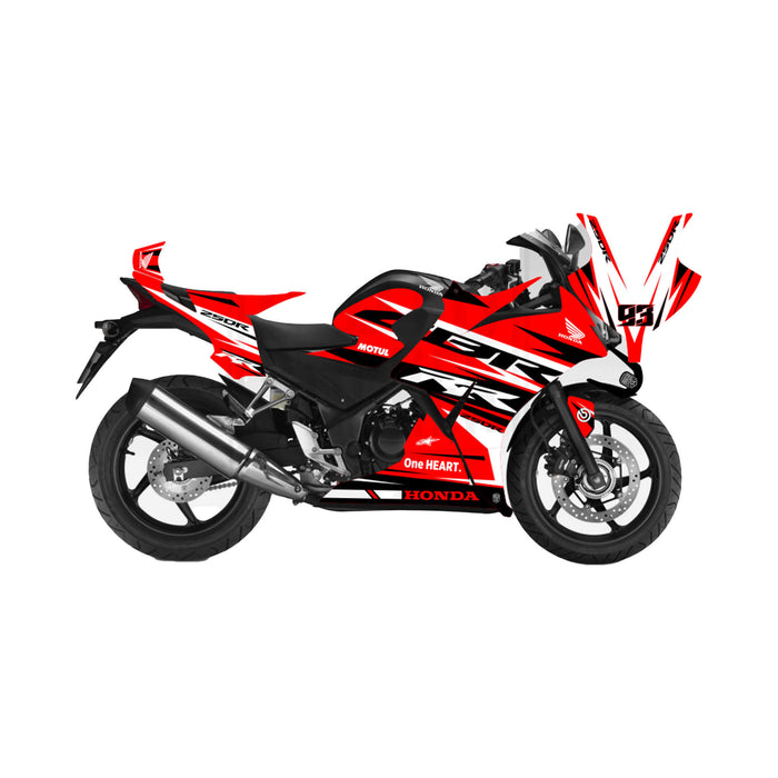Honda CBR 250 2011-2013 RR Race Lines Theme Graphic Kit