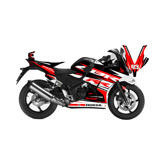 Honda CBR 250 2011-2013 RR Race Lines Theme Graphic Kit