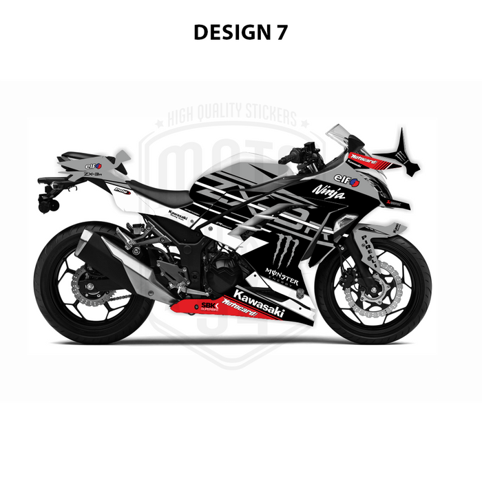 Kit grafico a tema Kawasaki Ninja 300 2012-2016 WSBK