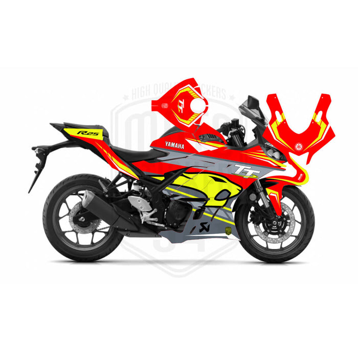 Yamaha R25 VDS Graphic Sticker Decal Wrap Kit Fits Yamaha R3 R25 2019-2022