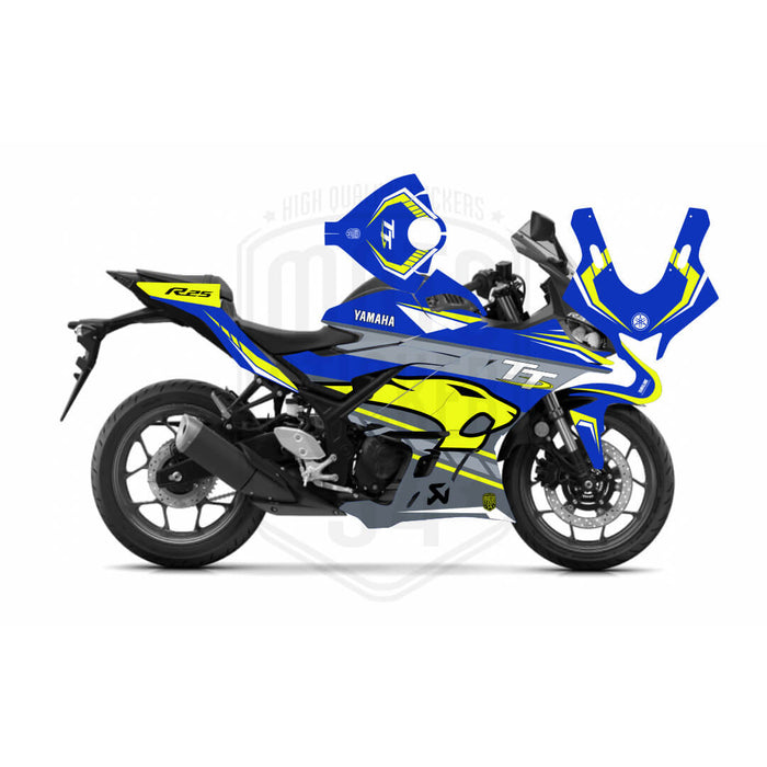 Yamaha R25 VDS Graphic Sticker Decal Wrap Kit Fits Yamaha R3 R25 2019-2022