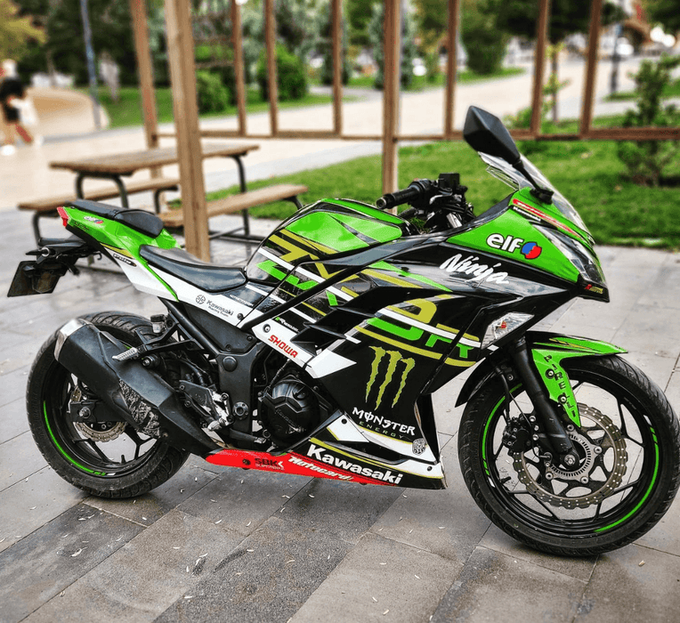 Kawasaki Ninja 300 2012-2016 ZX-3R Theme Graphic Kit
