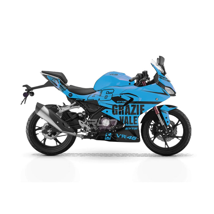 RKS SRK 125 R Graphic Kit 2023-2025 Grazie Vale Design Bikerz Kingdom