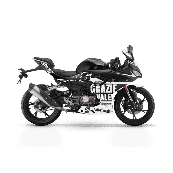RKS SRK 125 R Graphic Kit 2023-2025 Grazie Vale Design Bikerz Kingdom