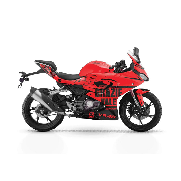 RKS SRK 125 R Graphic Kit 2023-2025 Grazie Vale Design Bikerz Kingdom