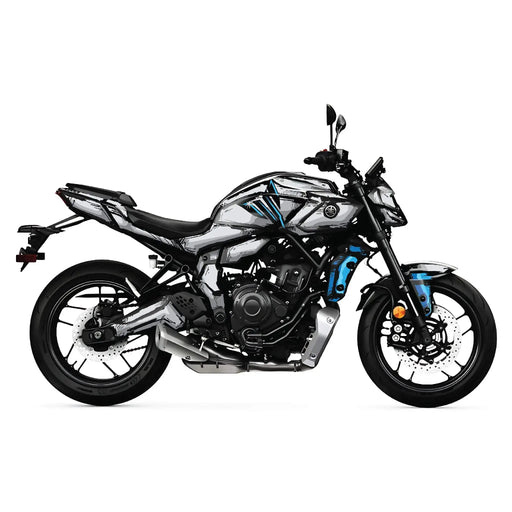YAMAHA MT07 Cartoon Graphics Kit 2025 Model Decal Set Bikerz Kingdom