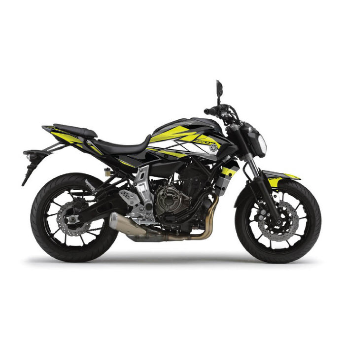 YAMAHA MT07 Yellow White Red Blue Graphic Kit 2014-2024