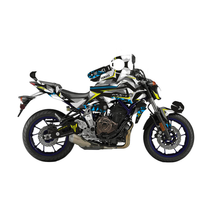 Yamaha MT07 Camo Bright Graphic Kit fits 2014 - 2017
