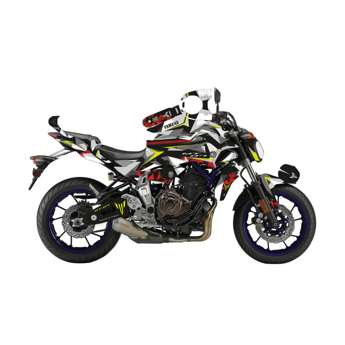 Yamaha MT07 Camo Bright Graphic Kit fits 2014 - 2017