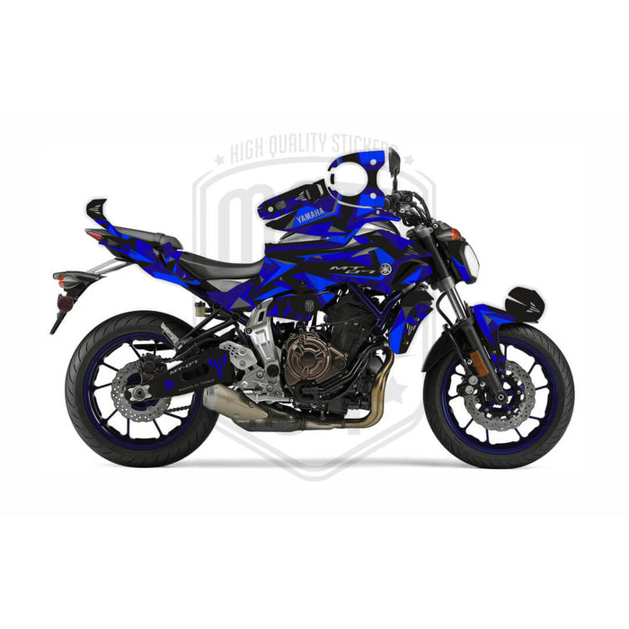 Yamaha MT07 Camo Bright Graphic Kit fits 2014 - 2017
