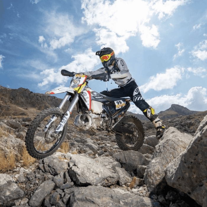 Piastra paramotore con protezione tubo adatta per KTM 2020 - 2023 2T 250/300