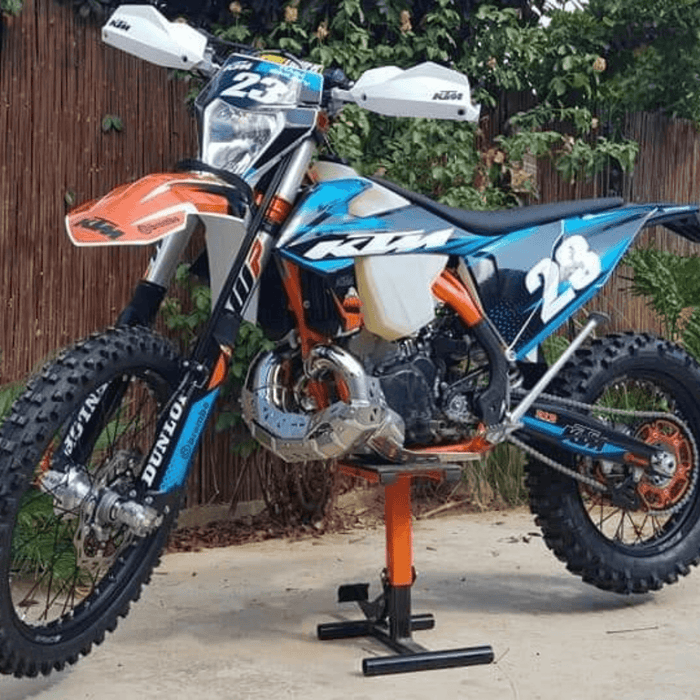 Bash / Skid Plate With Pipe Guard fits KTM Exc 150 2020 - 2023 2T