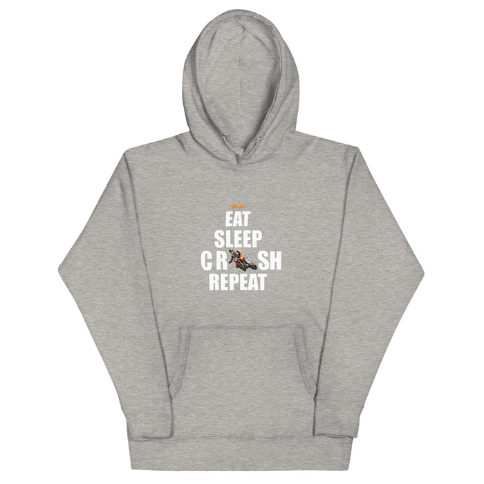 Men's Eat Sleep Crash Repeat Dirtbike Hoodie