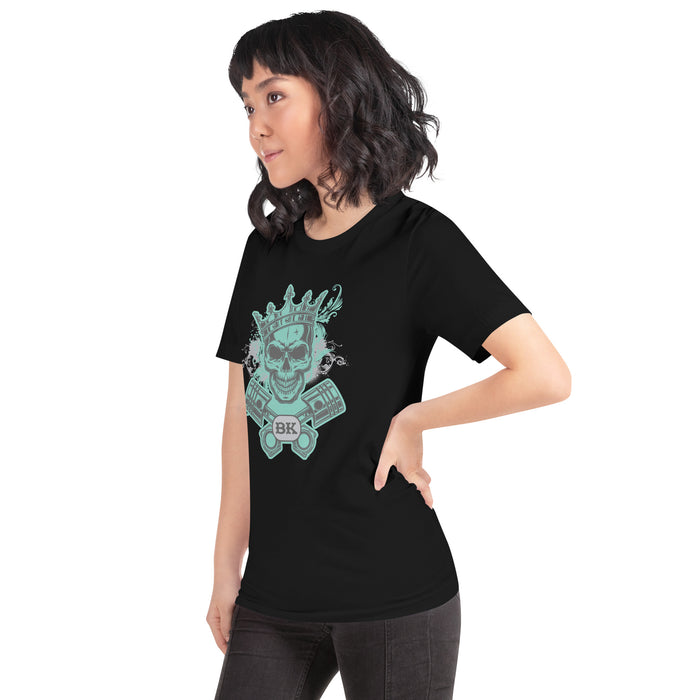 Womens Bikerz Kingdom Skull Tshirt